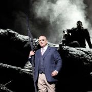 Christopher Maltman (Wotan) and Sean Panikkar (Loge) &copy; ROH | Monika Rittershaus