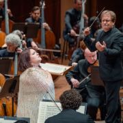 Alexandra LoBianco, Ludovic Morlot and the Seattle Symphony &copy; Brandon Patoc