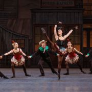 Emily Kikta and New York City Ballet in George Balanchine's Western Symphony &copy; Erin Baiano