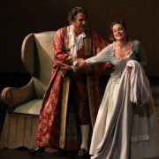 Ildebrando D'Arcangelo (Almaviva) and Benedetta Torre (Susanna) &copy; Brescia & Amisano | Teatro alla Scala