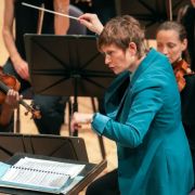Anja Bihlmaier conducts the Hallé &copy; Bill Lam | The Hallé (Bridgewater Hall, Manchester)