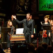 Francesco Corti mit dem European Union Baroque Orchestra &copy; Karolina Maruszak