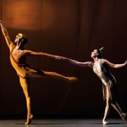 Adrian Danchig-Waring as Orpheus and Brittany Pollack as Eurydice in Balanchine's Orpheus © Erin Baiano