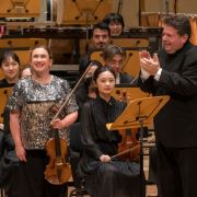 Chloë Hanslip, Andrew Litton and the Singapore Symphony Orchestra &copy; Aloysius Lim | Singapore Symphony Orchestra
