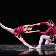 Futaba Ishizaki and Daniele Bonelli in George Balanchine's Rubies &copy; Roman Novitsky
