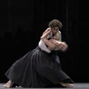 Weronika Frodyma as Emma Bovary and Alexandre Cagnat as Leon in Christian Spuck's Bovary &copy; Serghei Gherciu