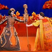 Ana María Martínez (Catrina) and Daniela Mack (Frida Kahlo) © Cory Weaver | LA Opera