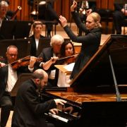 Kirill Gerstein, Susanna Mälkki and the London Symphony Orchestra &copy; LSO | Mark Allan