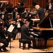 Gianandrea Noseda, Simon Trpčeski and the London Symphony Orchestra &copy; LSO | Mark Allan