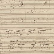 The original manuscript of the Ninth Symphony © Public domain
