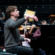Pavel Kolesnikov in rehearsal with the Bournemouth Symphony Orchestra &copy; Bournemouth Symphony Orchestra