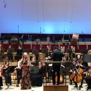 Simone Lamsma, Domingo Hindoyan and the RLPO &copy; Royal Liverpool Philharmonic Orchestra