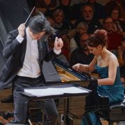 Kensho Watanabe and Élisabeth Pion &copy; François Goupil | Orchestre Métropolitain