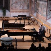 Nelson Goerner et Martha Argerich dans les Danses symphoniques &copy; Raphaël Faux