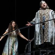 Andrea Brassói-Jőrös (Rusalka) and Zoltán Nyári (Prince) © Attila Nagy | Hungarian State Opera