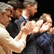 Les percussionnistes répètent Clapping Music &copy; François Daburon