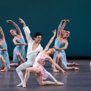 Megan Fairchild and Anthony Huxley with NYCB in Balanchine's Ballo della Regina © Erin Baiano