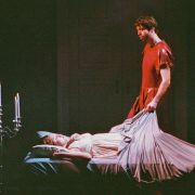 Jenny Anne Flory (Lucretia) and Benjamin Dickerson (Tarquinius) &copy; Drew Johnson