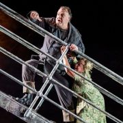 Sir Bryn Terfel (Dutchman) and Elisabet Strid (Senta) &copy; ROH | Tristram Kenton