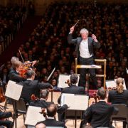 Franz Welser-Möst conducts the Vienna Philharmonic in Carnegie Hall &copy; Chris Lee