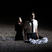 Francesca Aspromonte (Euridice), Carlo Vistoli (Orfeo) &copy; Miguel Lorenzo | Les Arts