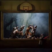 Dancers of Kidd Pivot in Crystal Pite & Jonathon Young's Assembly Hall &copy; Michael Slobodian