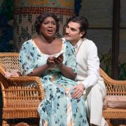 Angel Blue (Magda) and Jonathan Tetelman (Ruggero) &copy; Karen Almond | Met Opera