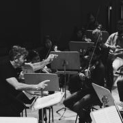 Pablo Heras-Casado el frente de la Orquesta Sinfónica de Madrid &copy; Lidia Echeverría