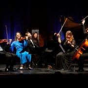 Gil Shaham, Aubree Oliverson, Federico Gad Crema, Karolina Errera et Aleksey Shadrin © Caroline Doutre