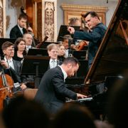 Igor Levit, Christian Thielemann and the Vienna Philharmonic &copy; Amar Mehmedinovic | Musikverein Wien