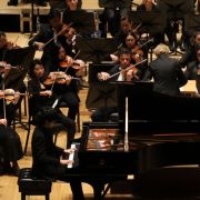 Yunchan Lim, Marin Alsop and the Baltimore Symphony &copy; Yaseen Jones
