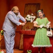 Joshua Hopkins (Malatesta), Misha Kiria (Don Pasquale) and Simone Osborne (Norina) &copy; Michael Cooper
