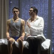 Henri Klein (Ein junger Student), Marco Jentzsch (Tannhäuser) und Dshamilja Kaiser (Venus) &copy; Barbara Aumüller