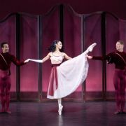 Ricardo Rhodes, Jessica Assef, Daniel Pratt in Frederick Ashton's Valses nobles et sentimentales &copy; Foteini Christofilopoulou
