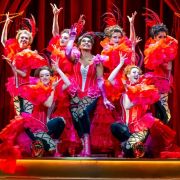 Danielle de Niese (Hanna) and cancan dancers &copy; Glyndebourne Productions Ltd. Photo: Tristram Kenton