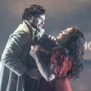 Thomas Atkins (Boris) and Natalya Romaniw (Kátya) &copy; Marc Brenner