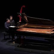 Adam Laloum et Jonas Vitaud aux Flâneries musicales de Reims &copy; Alain Hatat