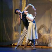 SunMi Park as Tita and Daniel Camargo as Pedro in Christopher Wheeldon's Like Water for Chocolate &copy; Marty Sohl