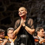 Karita Mattila as the Kostelnička with Prague National Theatre Opera in Savonlinna, July 2024 &copy; Jussi Selvenoinnen