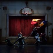 Kidd Pivot in Crystal Pite and Jonathon Young's Assembly Hall &copy; Michael Slobodian