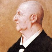 Anton Bruckner, portrait by Hermann von Kaulbach (1885) &copy; Public domain