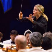 Karina Canellakis conducts the Boston Symphony Orchestra &copy; Hilary Scott, courtesy of the BSO