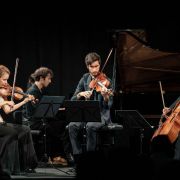 Liya Petrova, Paul Zientara, Edgar Moreau et Alexandre Kantorow © Lewis Joly