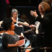 Golda Schultz and Stéphane Denève &copy; BBC | Chris Christodoulou