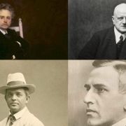 Edvard Grieg, Jean Sibelius, Carl Nielsen & Wilhelm Stenhammar &copy; Public domain