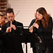 Dorothee Oberlinger mit der Akademie für Alte Musik Berlin &copy; Michael Rathmann