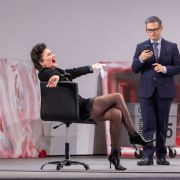 Stéphanie d'Oustrac (Orontea) and Mirco Palazzi (Creonte) &copy; Vito Lorusso | Teatro alla Scala