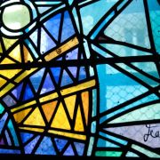 Stained Glass Window by Jean Cocteau, Église Saint-Maximin , Metz, France &copy; Photo by Marie Bellando Mitjans on Unsplash