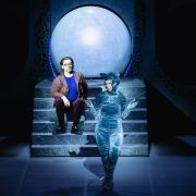 Giorgio Berrugi (Hoffmann) and Štěpánka Pučálková (NIcklausse) &copy; Agnese Zeltina | Latvian National Opera