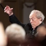 Jorma Panula conducts the Latvian National Symphony Orchestra &copy; Jānis Porietis | LNSO
